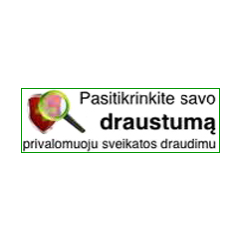Pasitikrinkite draustumą