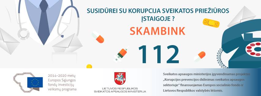 Susidūrus su korupcijos pobūdžio veika